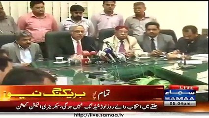 Secretary Election Commission Media Talk 18th April 2015