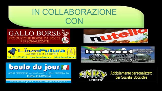 Sigla Diretta Streaming 4° prova di Coppa Italia Cat. A Ovest a Val della Torre (TO)