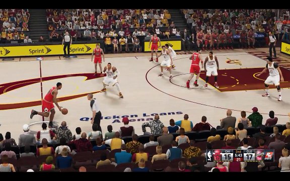 NBA 2K15 HD max settings 60fps gameplay 3 pc Chicago Bulls Jordan VS Cleveland Cavaliers shadowplay