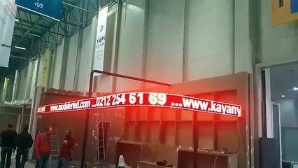 Tüyap kayan yazı oval çalışma.