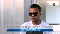 Dani Alves interview as a preview of Barça - Paris Saint-Germain