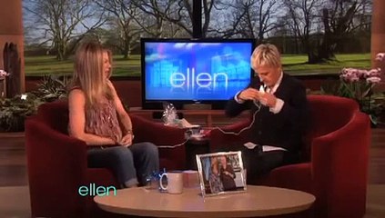 Jennifer Aniston Tests the Vibrating Bra