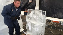 Sculptures sur glace à La Guerche de Bretagne