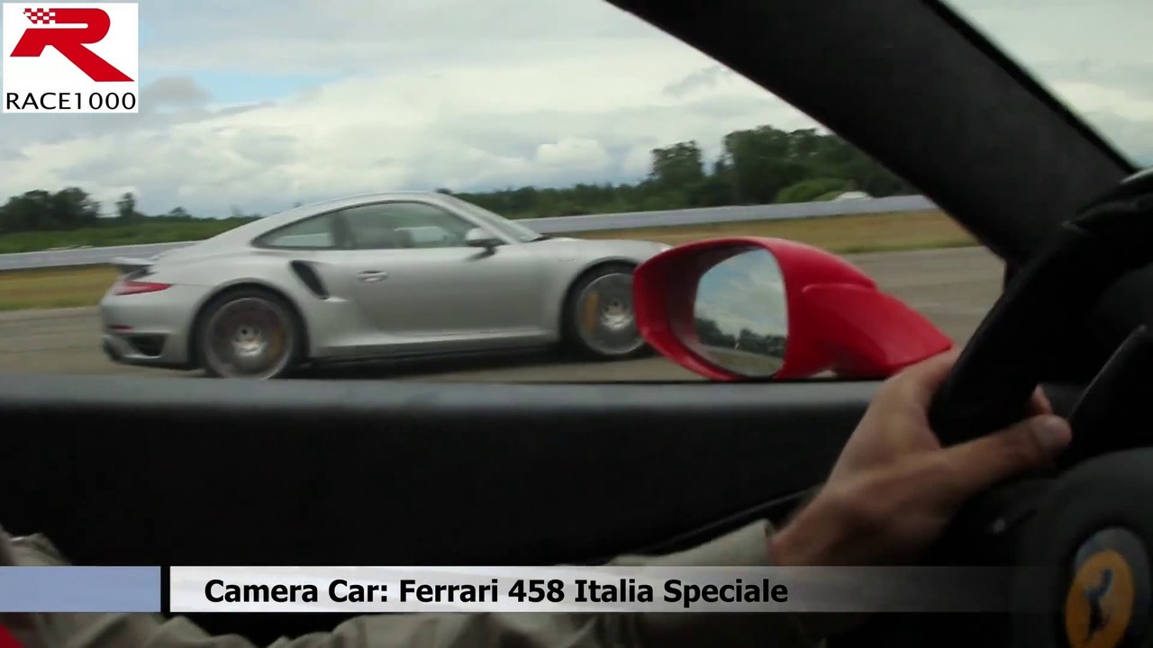 Porsche 911 Turbo S (991) vs. Ferrari 458 Speciale - ROLL RACE