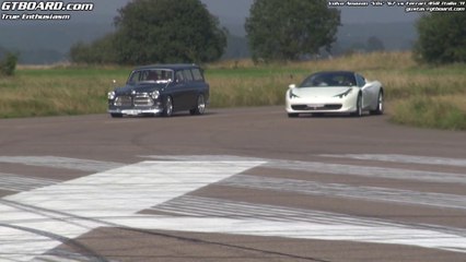 Ferrari 458 vs Volvo Amazon '67 _Vöcks_ exteriour race and in detail