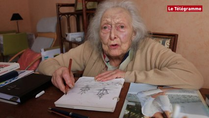 Morlaix. À 93 ans, Madeleine Baillet ne lâche pas le crayon