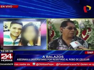SMP: familia de joven asesinado niega que el crimen haya sido por venganza (2/2)
