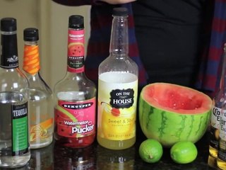 How to make a Bulldog Watermelon Margarita - Tipsy Bartender