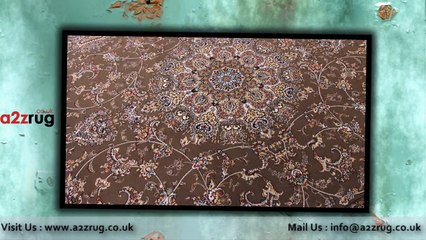 Traditional Persian Tabriz Walnut Rug