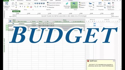 MS Project  ●  Comment Faire Un Budget  De Projet●  Facile