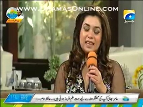 Singer Komal Rizivi Telling Shared A Funny Incident Of Her Life