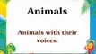 animals-animals roaring-english words-how to learn vocabulary-learn english-learn words