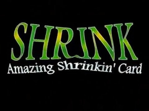 How To Do Dynamo Shrinking Card Trick Shrinking Cards Magic Tricks Revealed