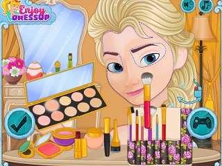 Schmink Spiele -Jetzt Und dann Elsa Make-up Spiel
