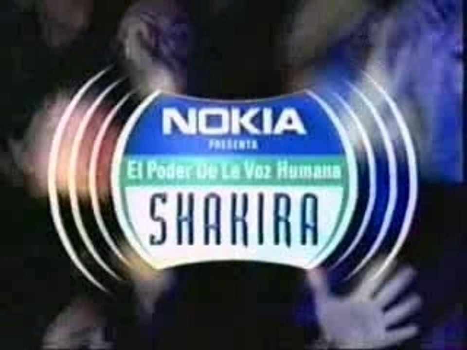 shakira  Nokia pub  (ojos asi)