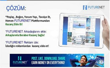 futureNet sosyal medya kullanarak para kazanmak