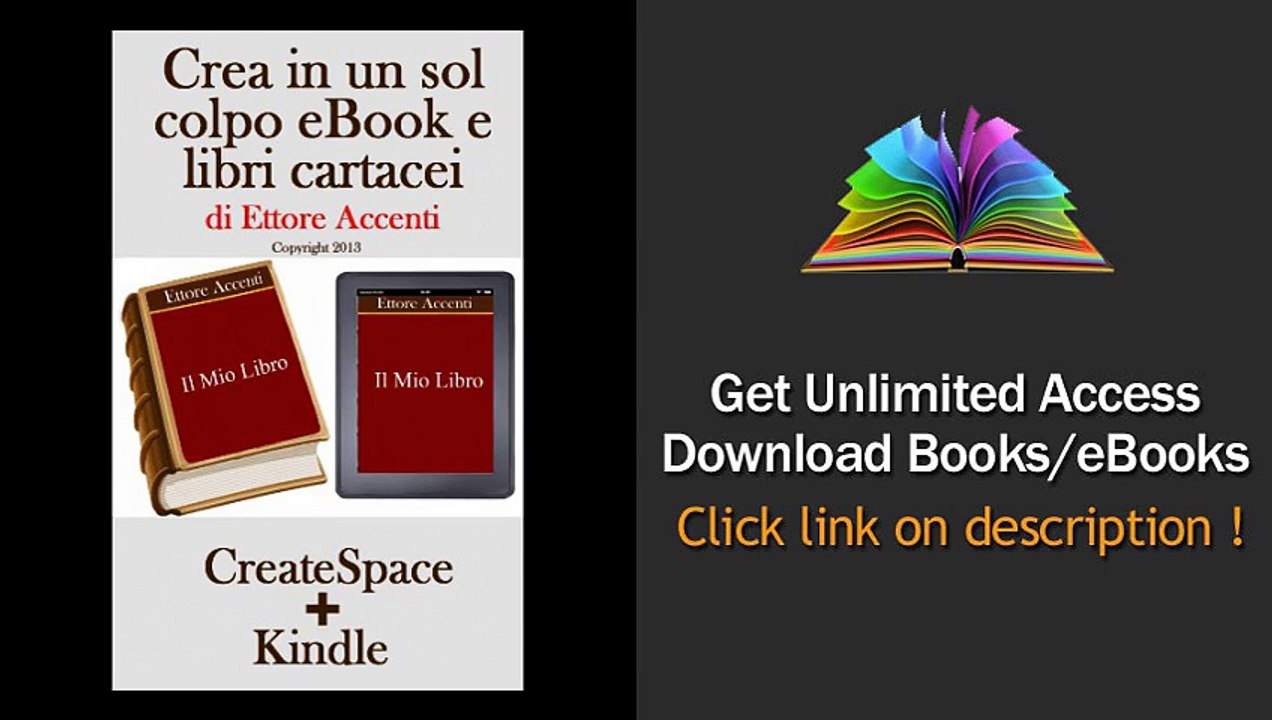 Download Crea in un sol colpo eBook e libri cartacei Una guida completa per pubblicare libri su Amazon e Createspace con Microsoft Word e Publisher PDF