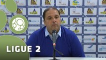 Conférence de presse US Créteil-Lusitanos - AS Nancy-Lorraine (1-1) : Thierry FROGER (USCL) - Pablo  CORREA (ASNL) - 2014/2015