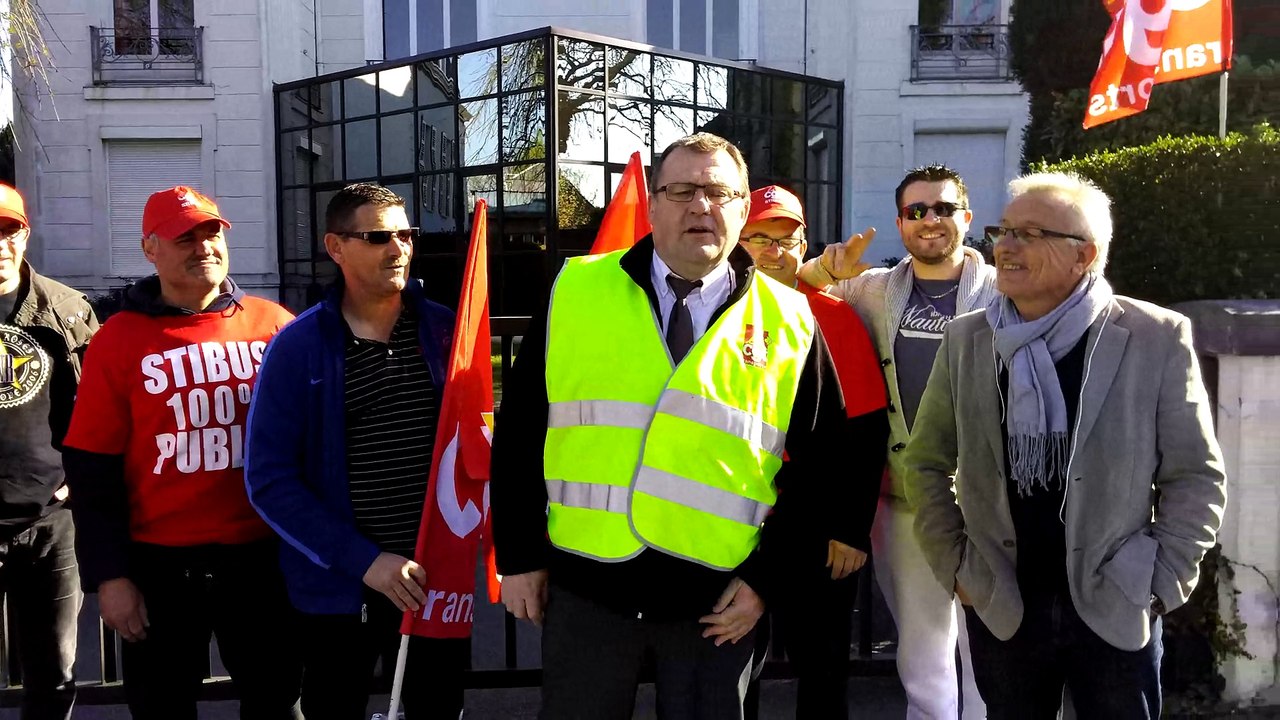 CGT Stibus devant MEDEF