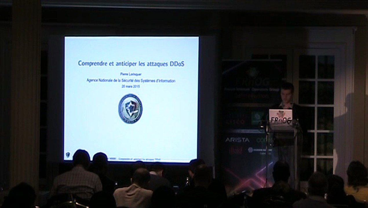 FRNOG 24 - Pierre Lorinquer (ANSSI) : Publication du guide : Comprendre et anticiper les attaques DDoS