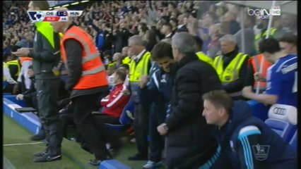 فرحة مورينيو وابراموفيتش بالفوز على مانشستر يونايتد