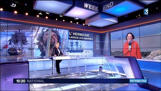 L'Hermione : la frégate de La Fayette va lever l'ancre