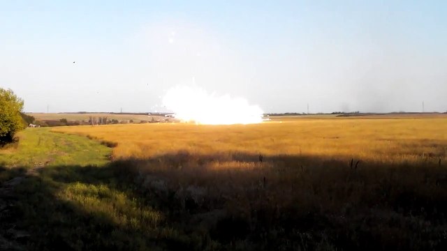 Неудачный запуск российской точки У в Донбассе.