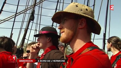 Immersion à bord de "L'Hermione", la frégate qui fait voile vers les Etats-Unis 235 ans après La Fayette