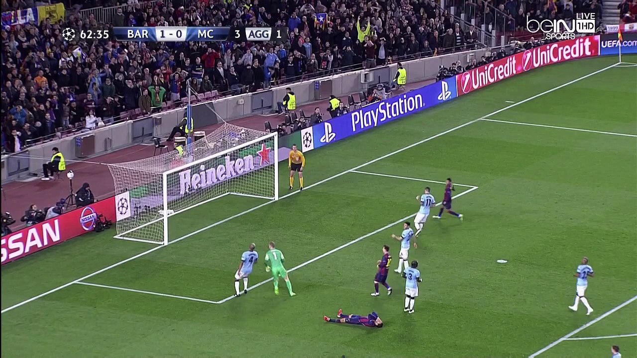 الشوط الثاني كاملاً - برشلونة 1 ×0 السيتي - تعل...