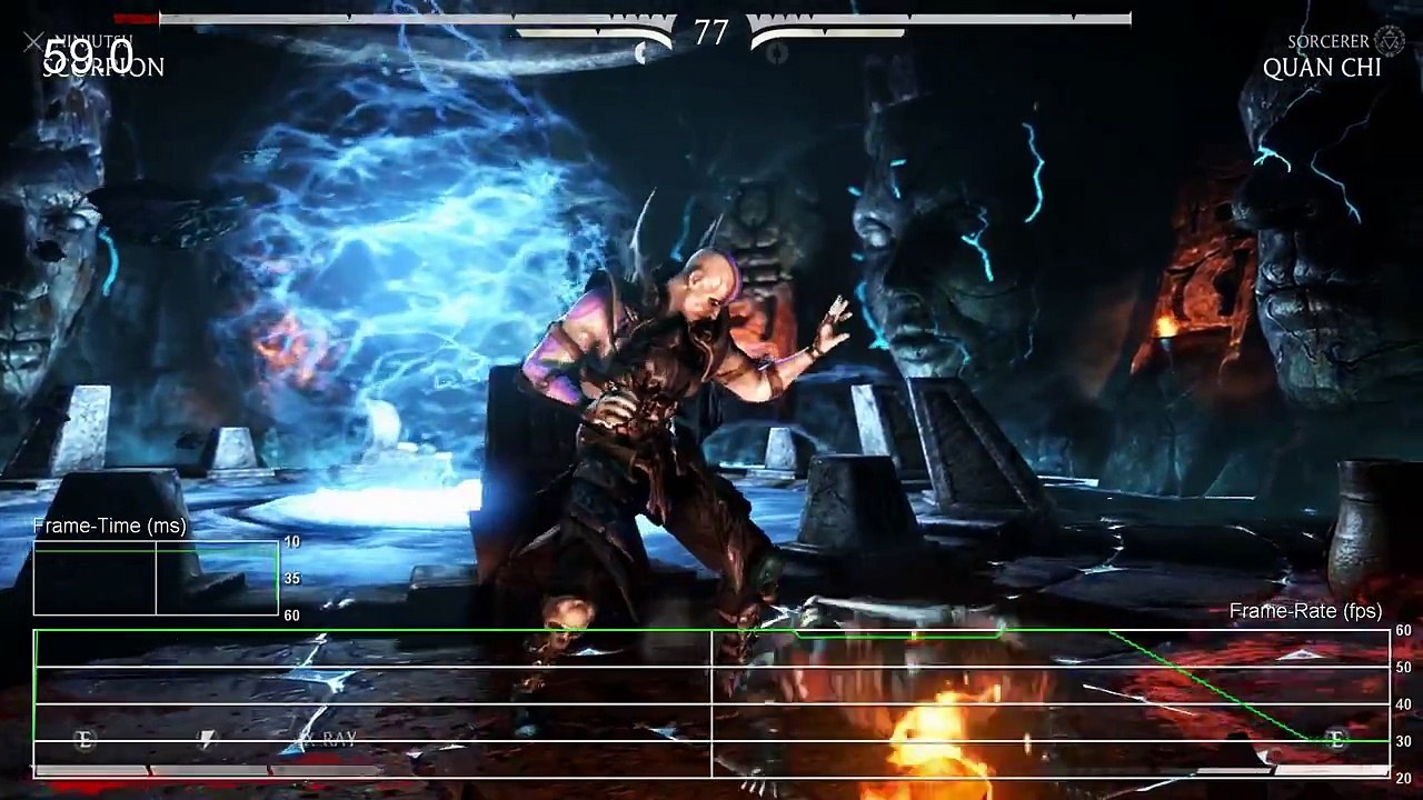 Mortal Kombat X Xbox One Frame-Rate Test