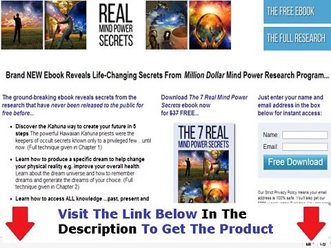 Real Mind Power Secrets Unbiased Review Bonus + Discount