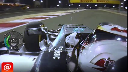 Lewis Hamilton onboard Bahrain 2015
