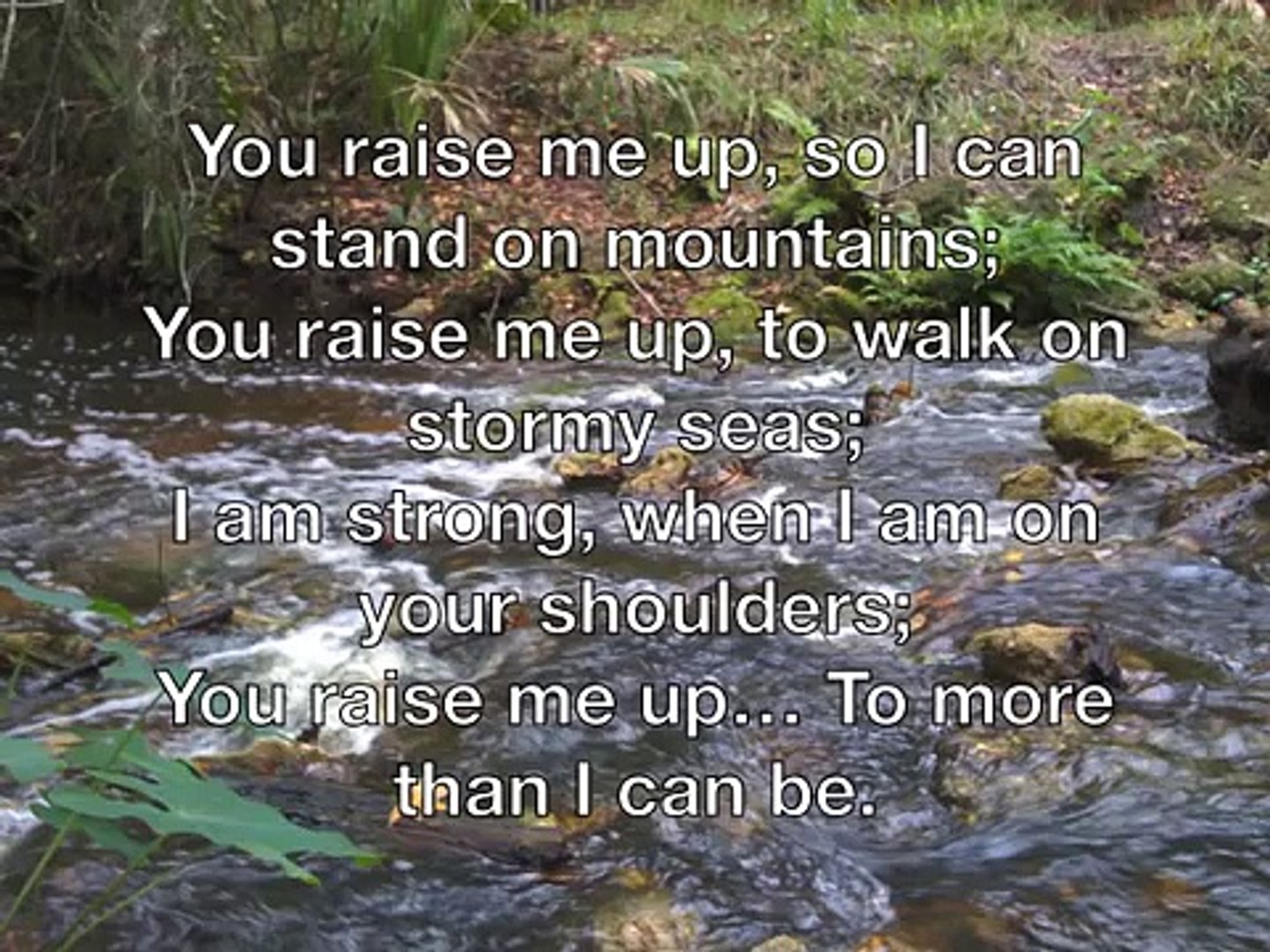 you raise me up - josh groban with lyrics - video Dailymotion