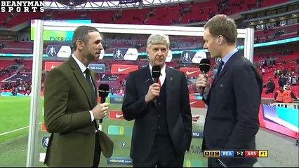 Arsene Wenger Post Match Interview - FA CUP Semi Final