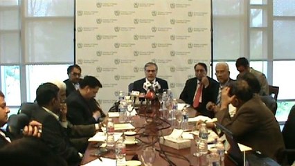 Finance Minister Press Conference and Interaction with Pakistani Media April 18, 2015