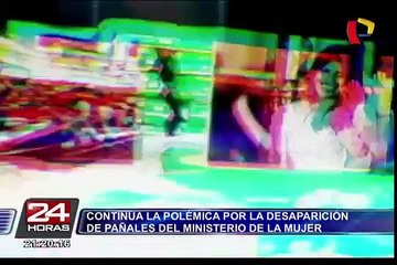 Continúa la polémica por la desaparición de pañales en Ministerio de la Mujer