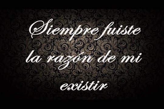 Luis Miguel - Historia De Un Amor Lyrics/Letra
