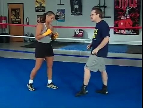 Freddie Roach teaches how to move and punch while keeping balance