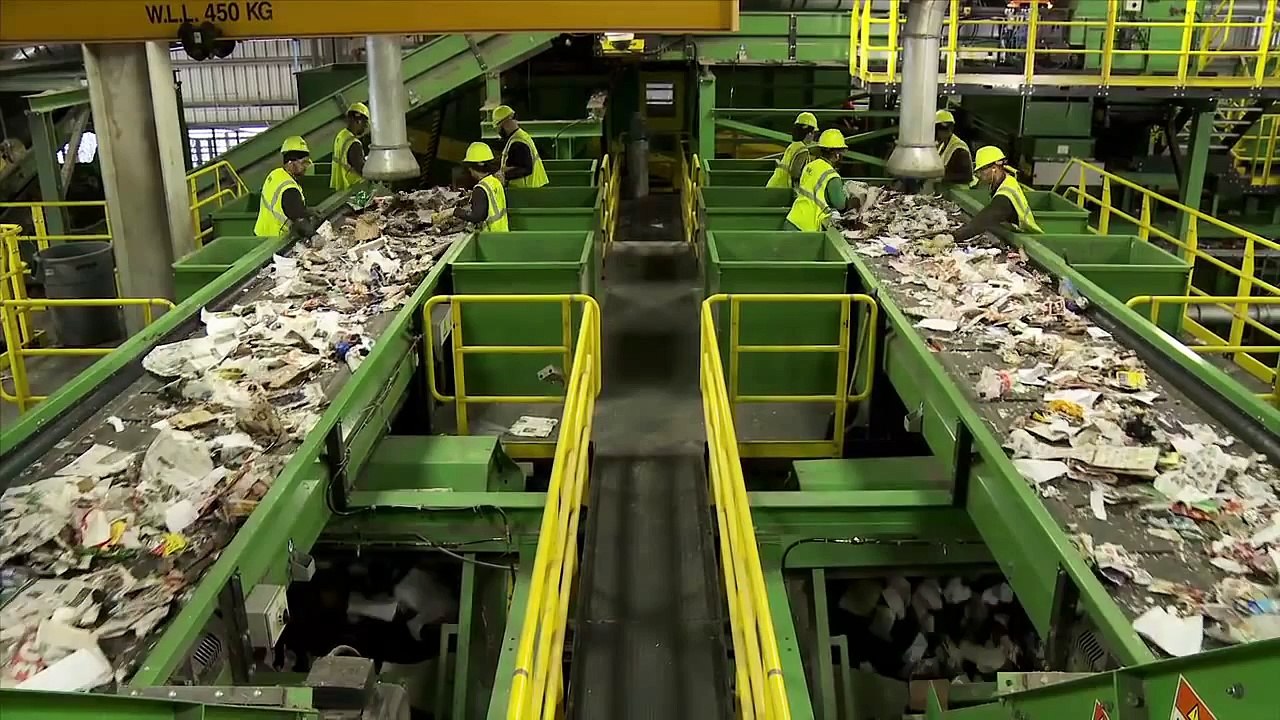 Waste Management Single-Stream Recycling: Take a tour of our ...
