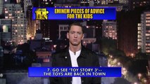 David Letterman Eminem's Top Ten Piece's of Advice for Kid's