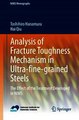 Download Analysis of Fracture Toughness Mechanism in Ultra-fine-grained Steels Ebook {EPUB} {PDF} FB2