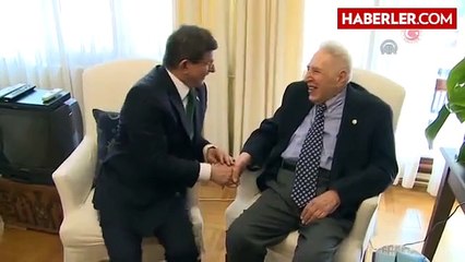 Başbakan Davutoğlu'ndan Şerif Mardin'e Ziyaret