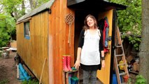 Gypsy Wagon/Tiny House Tour in Germany (Recycled/Dumpster Dived)