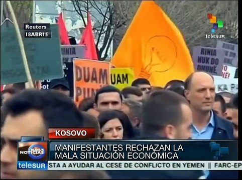 Kosovo: ciudadanos rechazan la situación económica