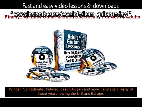 how to learn to play electric guitar for beginners Adult Guitar Lessons Fast and easy video lesson