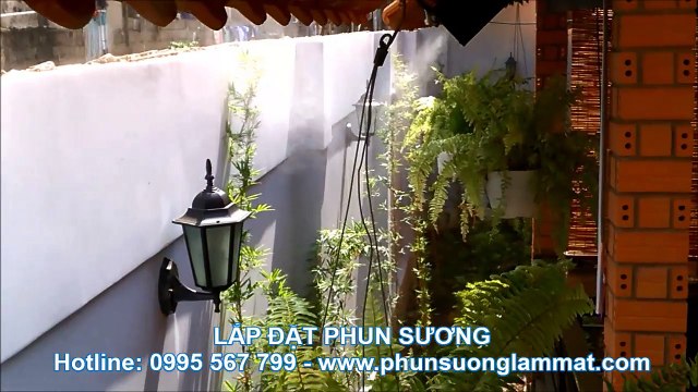 May phun suong lam mat nha hang