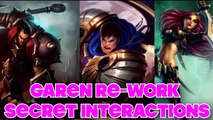 SECRET Interactions: Garen & Katarina & Darius Taunt/Joke/Emotes League of Legends LoL