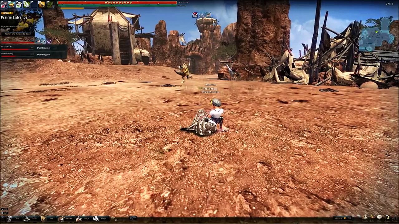 Vindictus PvP [Nickamortis - 53 Lann vs. NotSoSh0rty - 37 Karok]