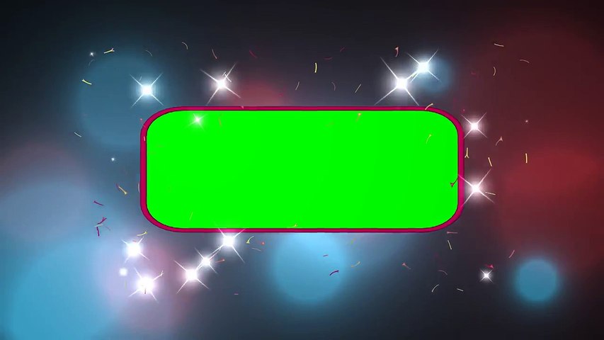 4K Floral Effect Animation Green Screen Royaly Free Footage