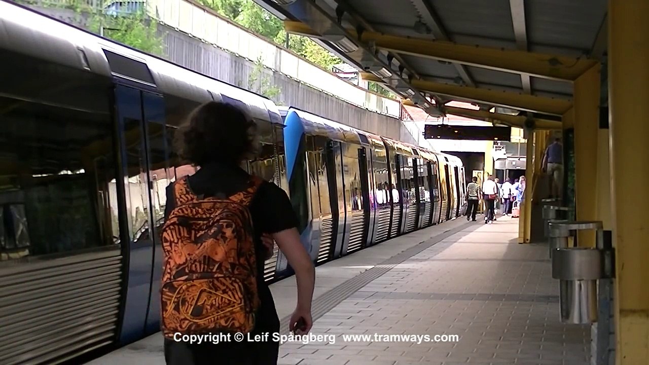 SL Tunnelbana / Metro at Telefonplan station, Stockholm